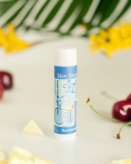 Blue Hawaiian solid lotion stick from Rinse - concentrated moisture bar