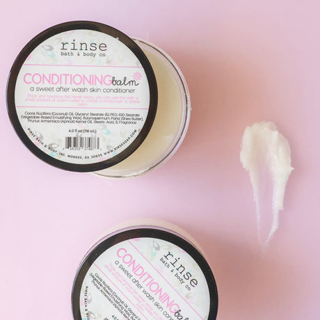 Rinse Rich Moisturizer natural bath & body product - handmade with care - back label