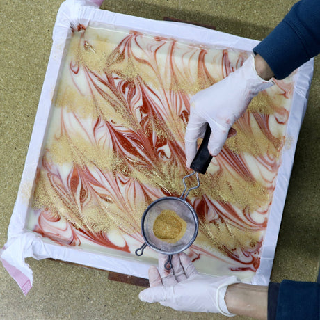 Handmade Box of Wine Soaps handmade natural bar soap - naturally derived - alternate angle