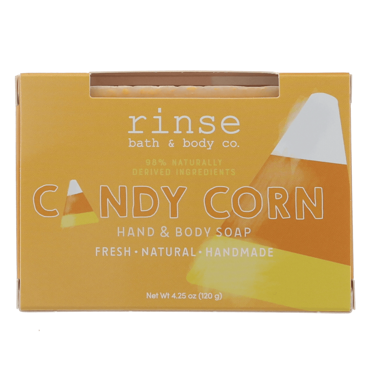 Handmade Candy Corn Soap - naturally derived