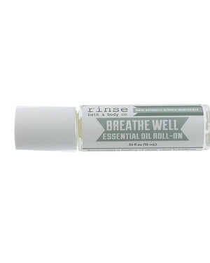 Breathe Well Essential Oil Roll-On — 4:5 product frame, Rinse Bath & Body Co.