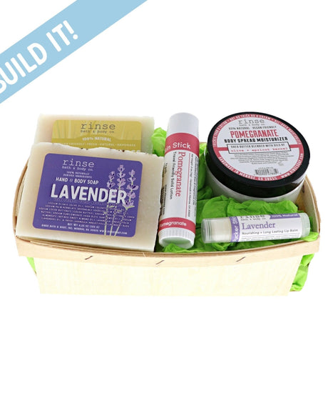 Handmade Nourish natural bath and body gift set - naturally derived