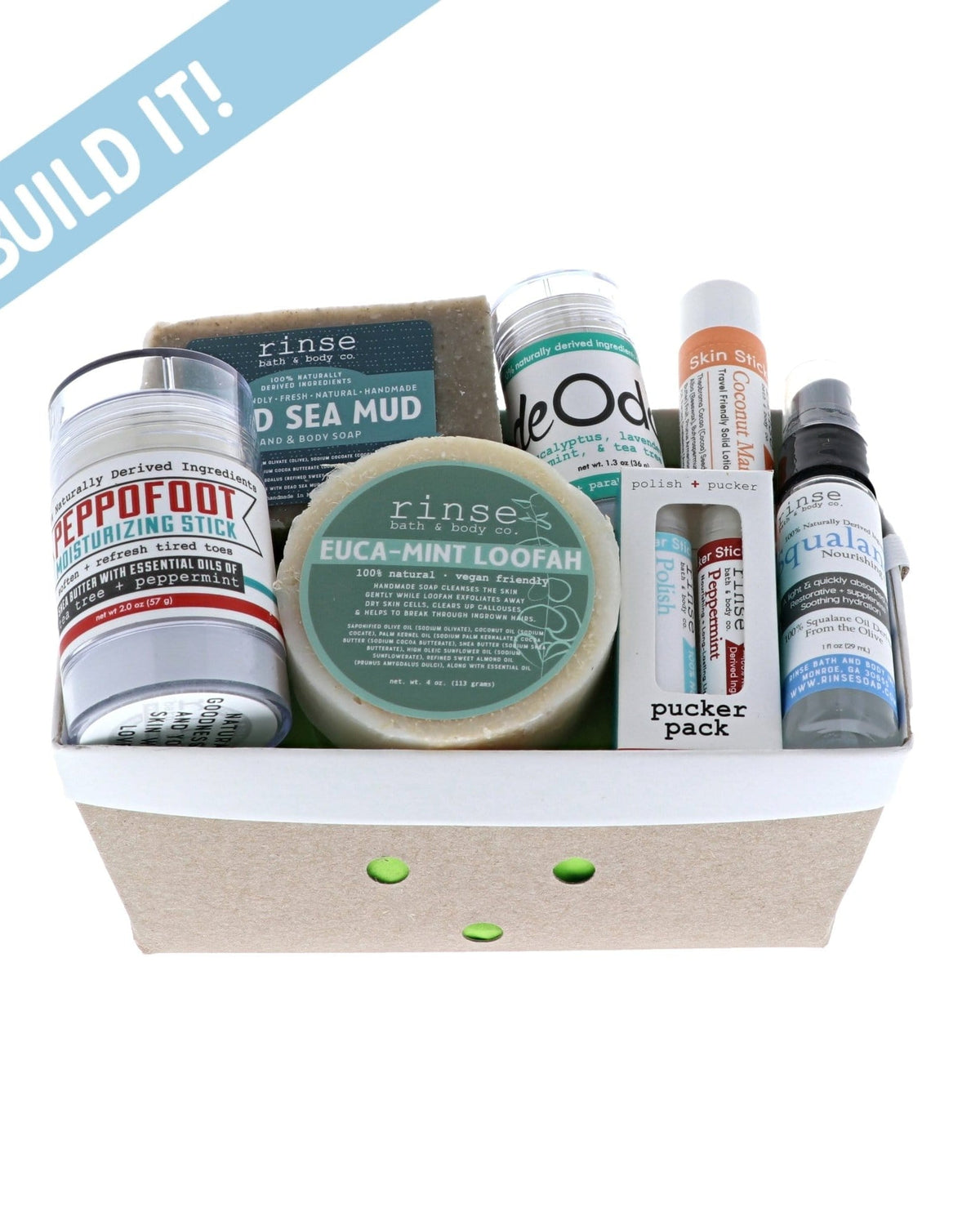 Natural natural bath and body gift set | Rinse Favorites | Rinse Bath & Body Co.