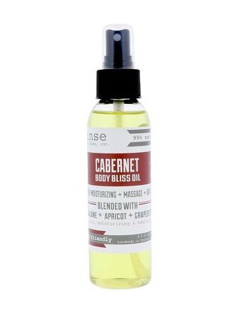 Cabernet Body Oil — 4:5 product frame, Rinse Bath & Body Co.