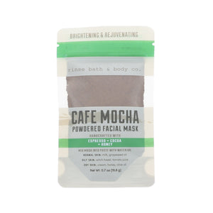 Natural natural face mask | Cafe Mocha | Rinse Bath & Body Co.