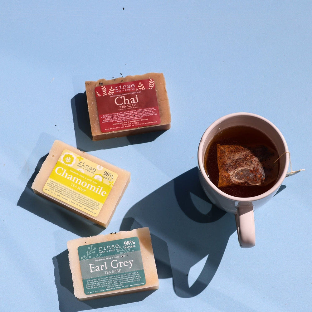 Chamomile Tea Soap — 4:5 product frame, Rinse Bath & Body Co.