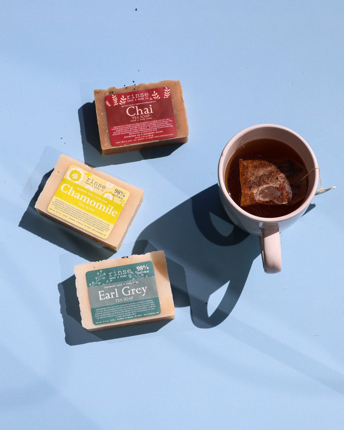 Chamomile Tea Soap — 4:5 product frame, Rinse Bath & Body Co.