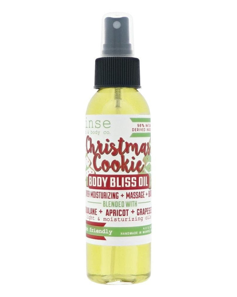 Christmas Cookie Body Oil — 4:5 product frame, Rinse Bath & Body Co.
