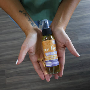 Rinse Tester - Body Bliss Oil - handmade with care - texture close-up