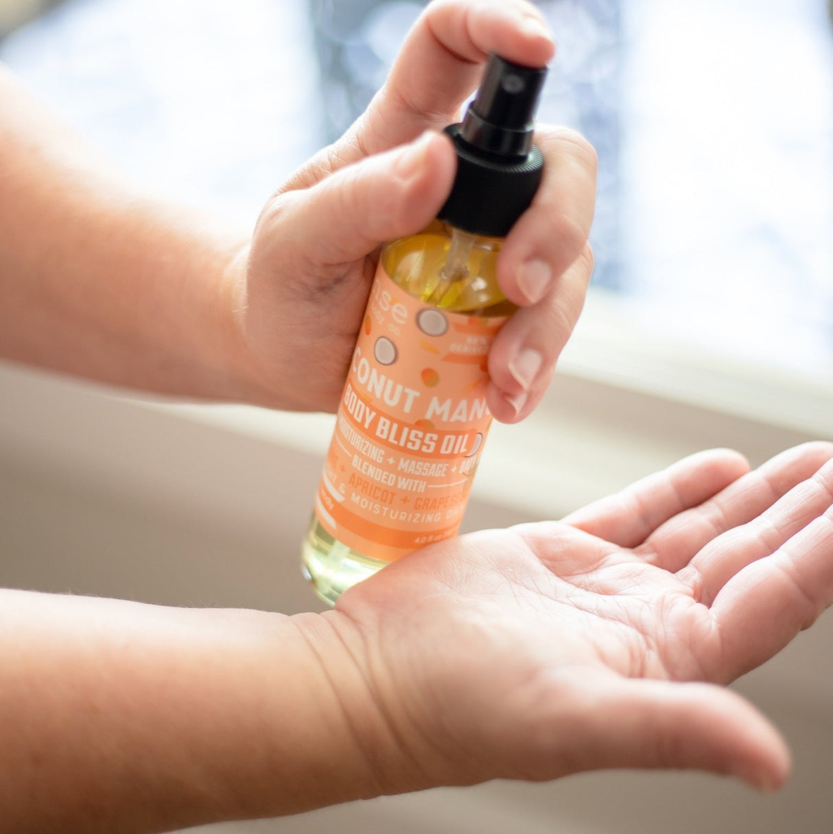 Handmade Tester - Body Bliss Oil - naturally derived - detail view