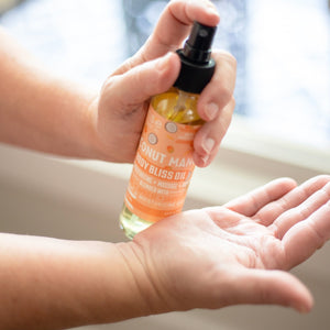 Handmade Tester - Body Bliss Oil - naturally derived - detail view