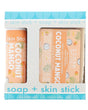 Rinse Coconut Mango natural bath and body gift set - curated gift collection