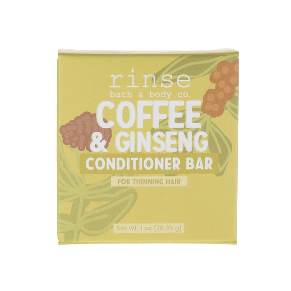 Coffee & Ginseng Conditioner Bar - Rinse Bath & Body