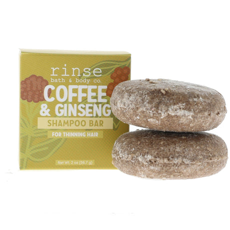 natural shampoo bar in Coffee Ginseng by Rinse Bath & Body - alternate angle