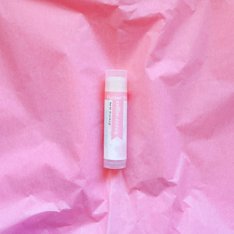 Natural natural lip balm | Cotton Candy | Rinse Bath & Body Co. - alternate angle