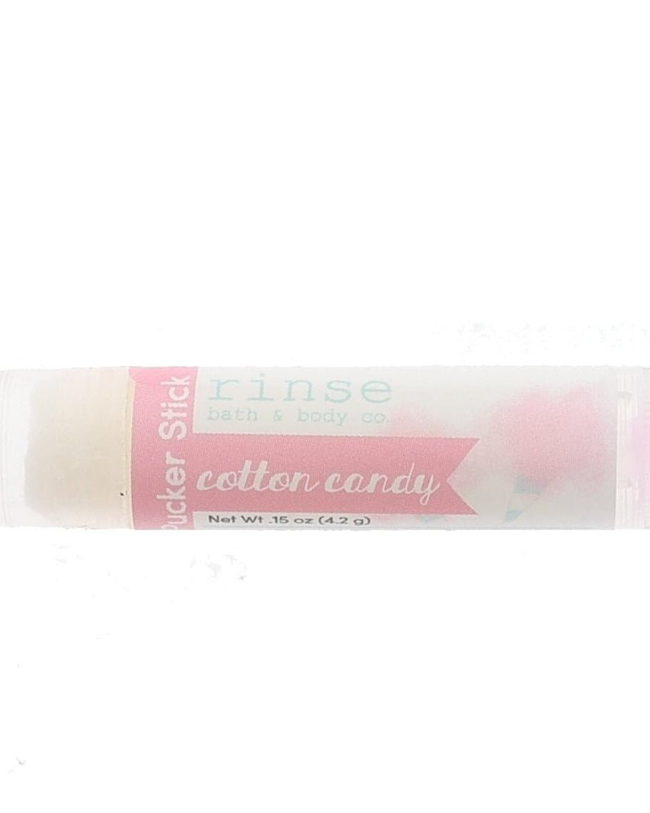 Cotton Candy Lip Balm — 4:5 product frame, Rinse Bath & Body Co.