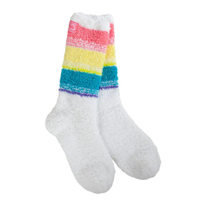 Cozy Collection: Crew Multi Stripes - Socks