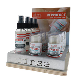 Peppofoot Retail Display | 14 Units | Stick & Spray