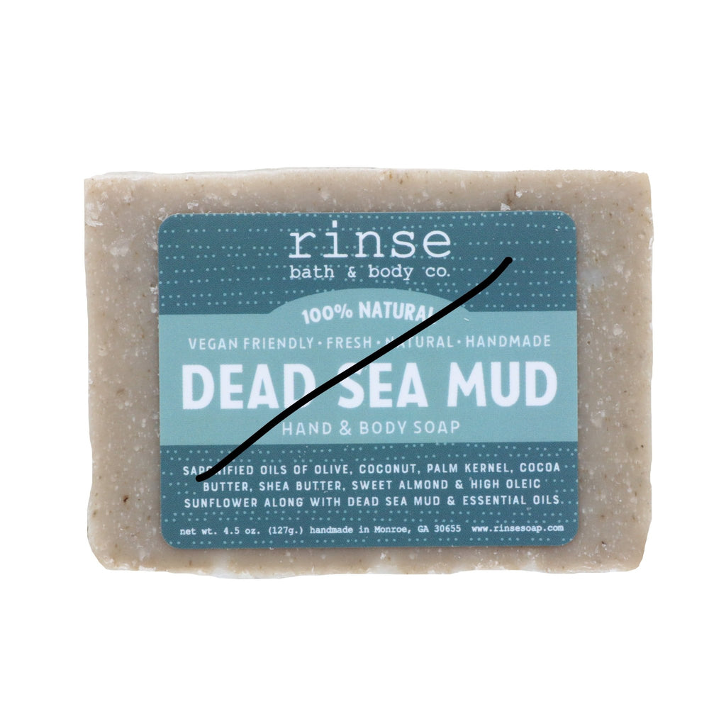 Dead Sea Mud Soap - Mud Chunks - Rinse Bath & Body