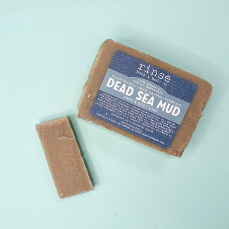 Handmade Dead Sea Mud natural bath & body product - naturally derived - detail view