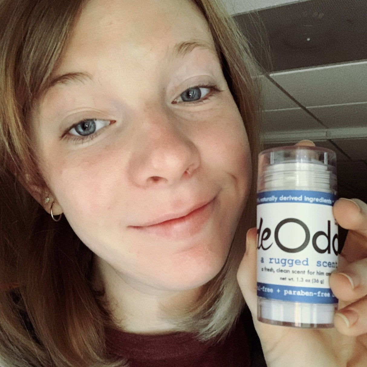 Rinse Rugged aluminum-free natural deodorant - all-day odor protection - alternate angle