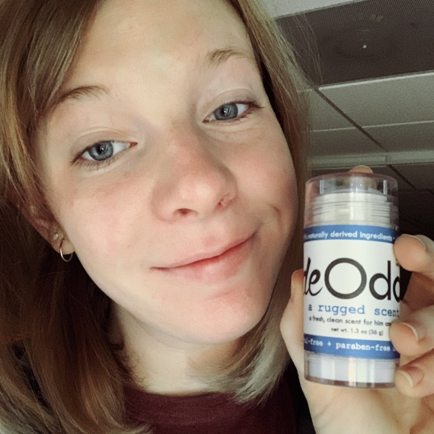 Rinse Rugged aluminum-free natural deodorant - all-day odor protection - alternate angle