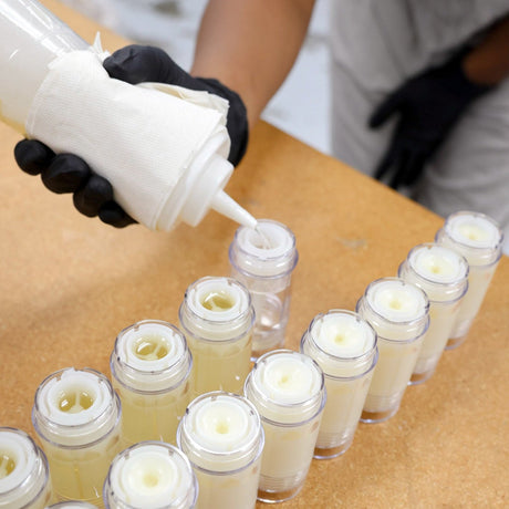 Handmade Tobacco Vanilla aluminum-free natural deodorant - naturally derived - lifestyle shot