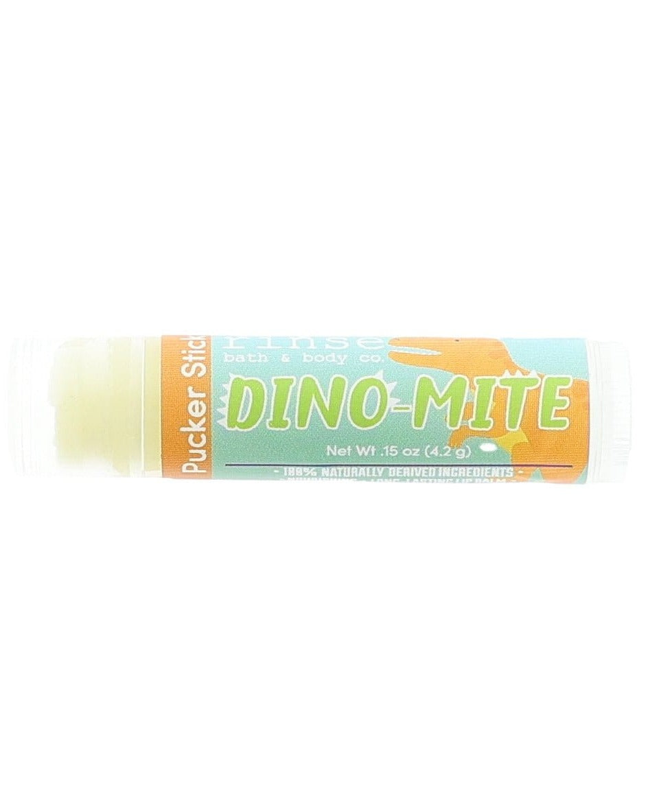 Dino-Mite Lip Balm — 4:5 product frame, Rinse Bath & Body Co.