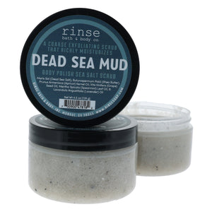 Handmade Dead Sea Mud natural salt scrub - naturally derived