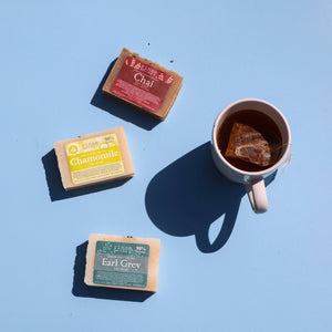Tea Soap Gift Set | 3-Bar Trio | Mother's Day Gift | Rinse