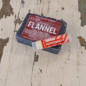 Natural natural bath and body gift set | Flannel | Rinse Bath & Body Co. - detail view