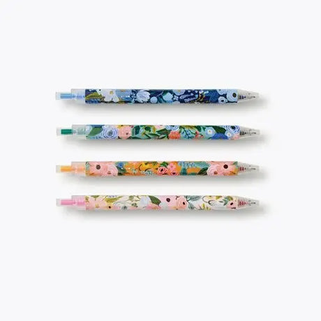 Garden Party Gel Pen Set of 4 by Rinse Bath & Body - alternate angle
