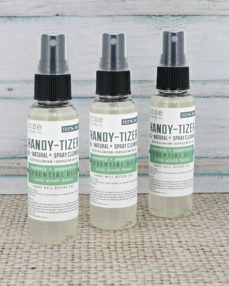 Rinse Rosemary Mint natural hand sanitizer - kills germs naturally - alternate angle