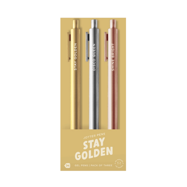 Jotter Set - Pack of 3 - Stay Golden - Rinse Bath & Body