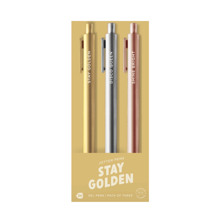 Jotter Set - Pack of 3 - Stay Golden - Rinse Bath & Body