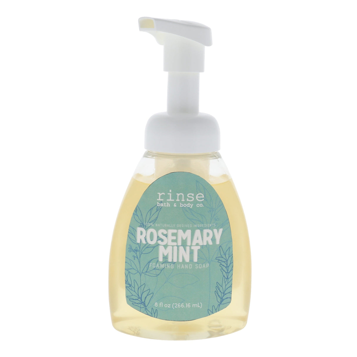 Rinse Tester - Foaming Hand Soaps - handmade natural product - back label