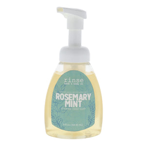 Rinse Tester - Foaming Hand Soaps - handmade natural product - back label