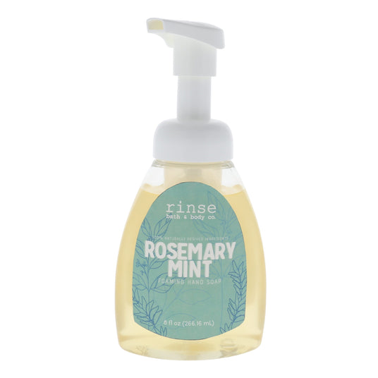 Rinse Tester - Foaming Hand Soaps - handmade natural product - back label