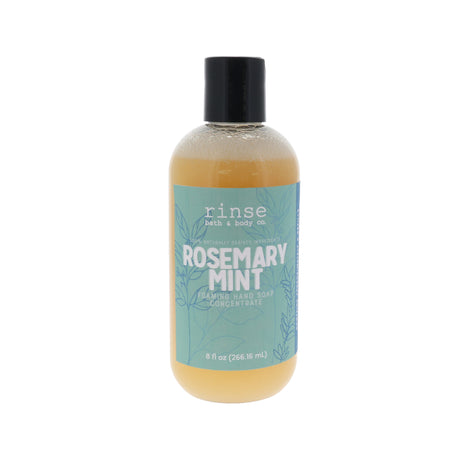 natural foaming hand soap in Rosemary Mint by Rinse Bath & Body