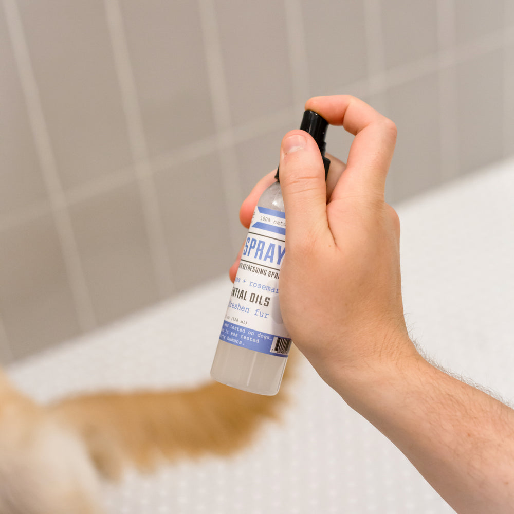 Natural Dog Spray (K9 Refreshing Spray) — in-use