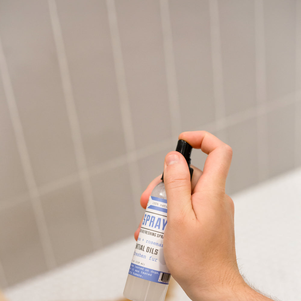 Natural Dog Spray (K9 Refreshing Spray) — in-use