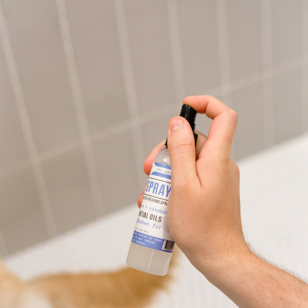 Natural Dog Spray (K9 Refreshing Spray) — in-use