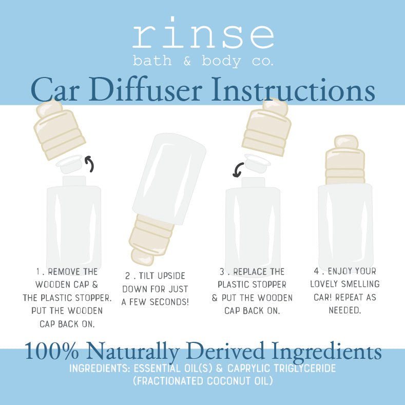 Lavender Car Diffuser - Rinse Bath & Body