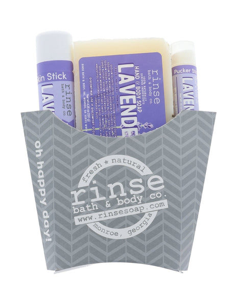 Rinse Lavender Fry Box Bundle - handmade natural product