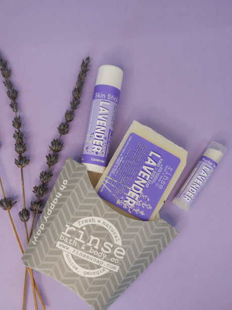 Handmade Lavender Fry Box Bundle - naturally derived - lifestyle shot
