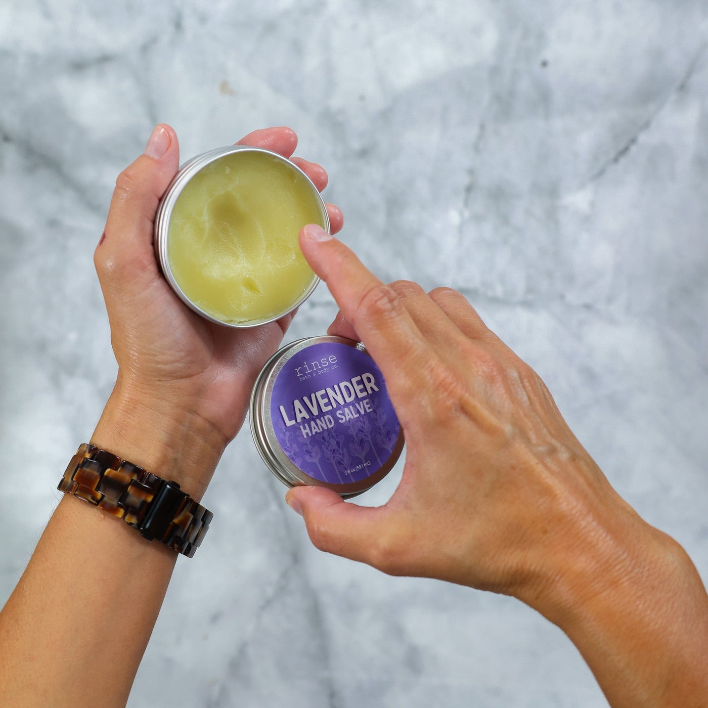 Natural natural healing salve | Lavender | Rinse Bath & Body Co. - alternate angle