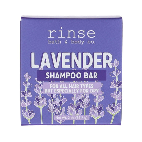 Natural natural shampoo bar | Lavender | Rinse Bath & Body Co.