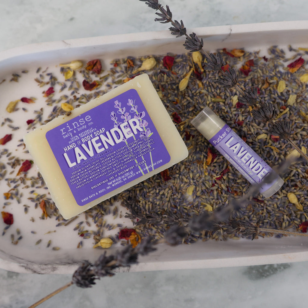 Lavender Soap + Pucker Stick Bundle - Rinse Bath & Body