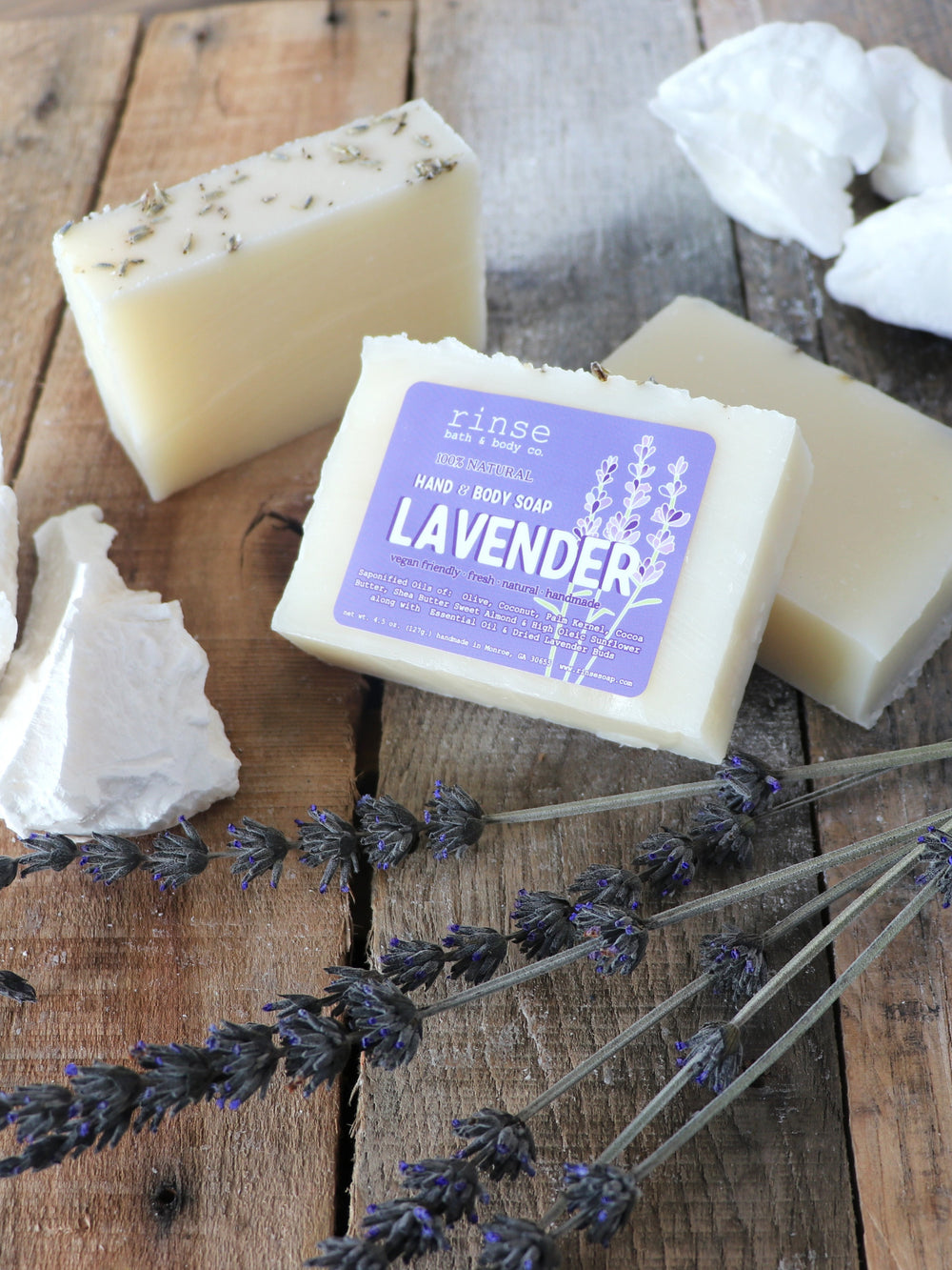 Lavender Soap + Skin Stick Box — lifestyle