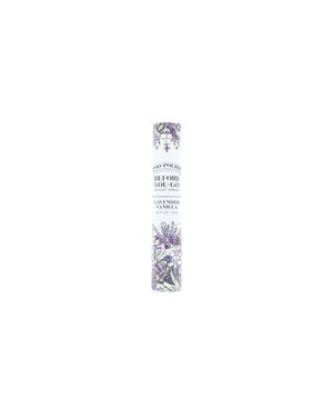 Lavender Vanilla Poo-Pourri 10ml travel spray standing upright